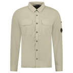 CP Company Arm Lens Overshirt in Beige