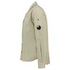 CP Company Arm Lens Overshirt in Beige