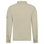 CP Company Arm Lens Overshirt in Beige