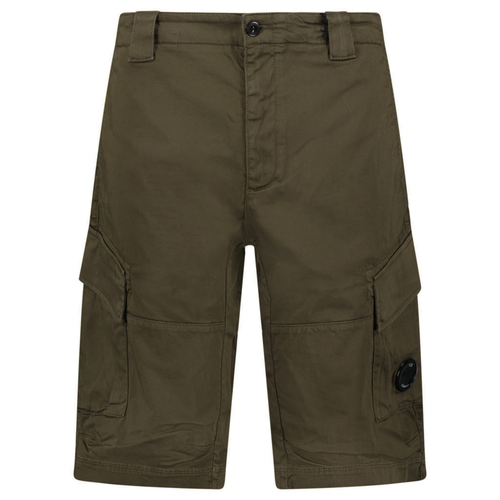 CP Company Bermuda Cargo Lens Shorts Ivy Green