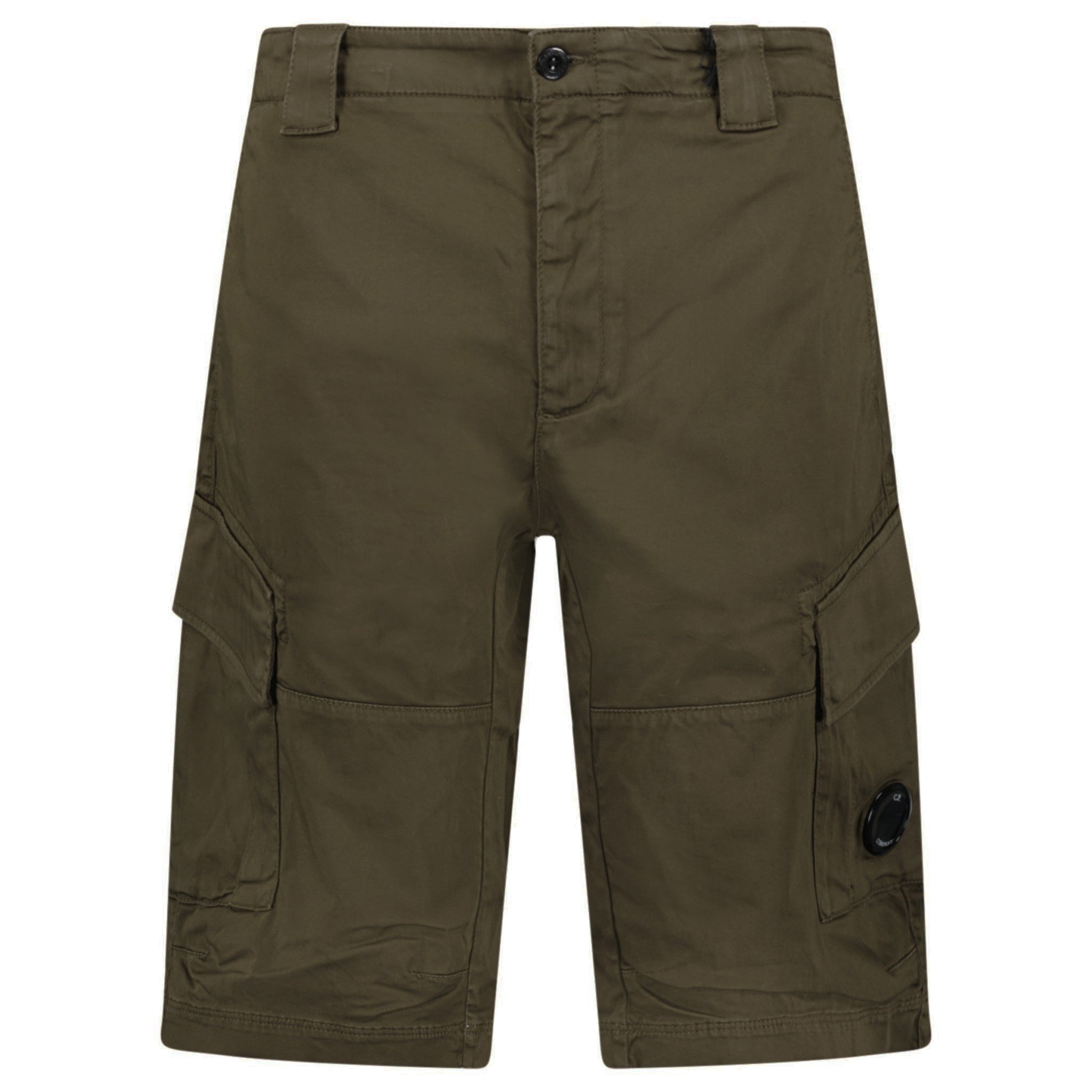 CP Company Bermuda Cargo Lens Shorts Ivy Green