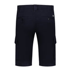 CP Company Stretch Sateen Cargo Lens Shorts in Total Eclipse