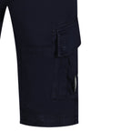 CP Company Stretch Sateen Cargo Lens Shorts in Total Eclipse