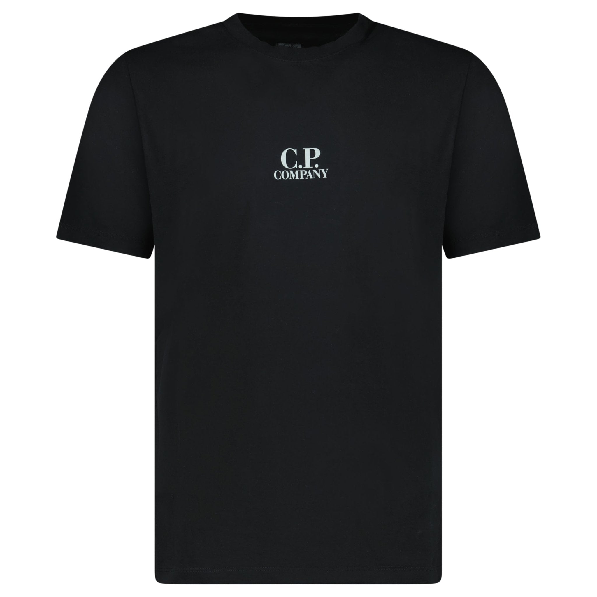 CP Company British Sailor Logo 30/1 T-Shirt in Black