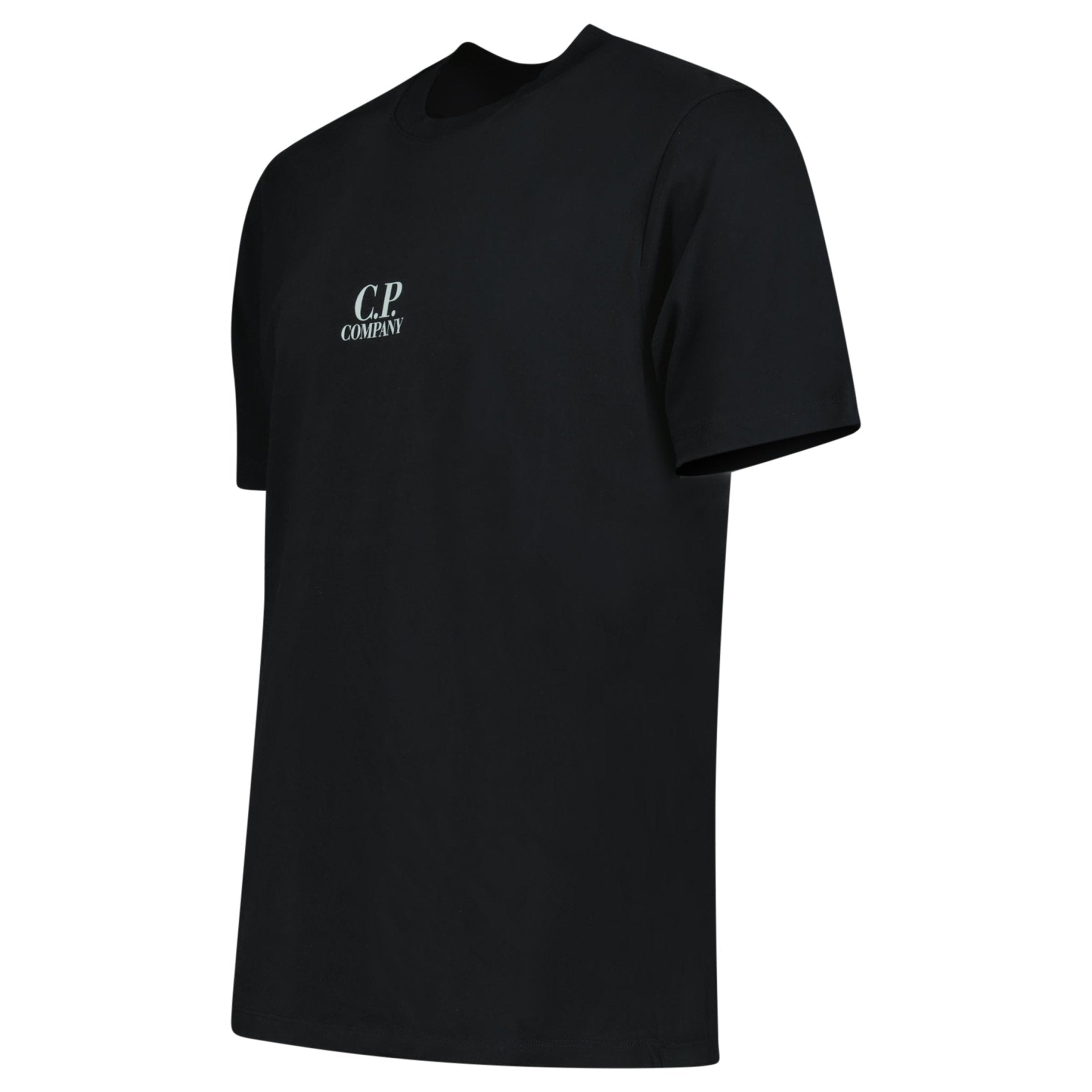 CP Company British Sailor Logo 30/1 T-Shirt in Black