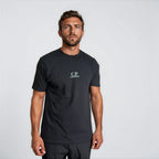 CP Company British Sailor Logo 30/1 T-Shirt in Black