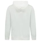 CP Company Brushed Emerised Diagonal Fleece Hoodie in White