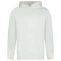 CP Company Brushed Emerised Diagonal Fleece Hoodie in White