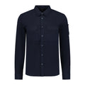 CP Company Button Up Lens Overshirt Navy