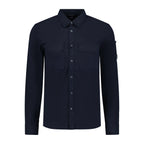 CP Company Button Up Lens Overshirt Navy