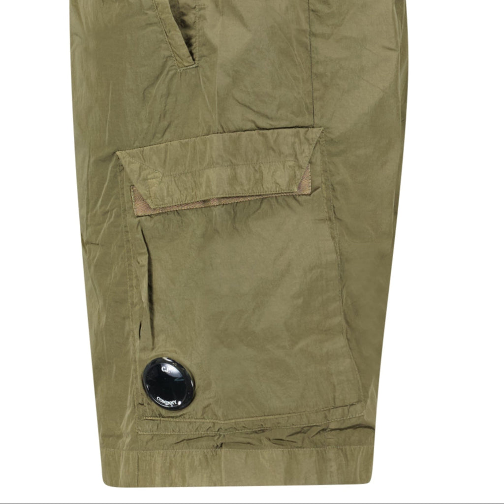 CP Company Chrome-R Cargo Shorts in Military Green