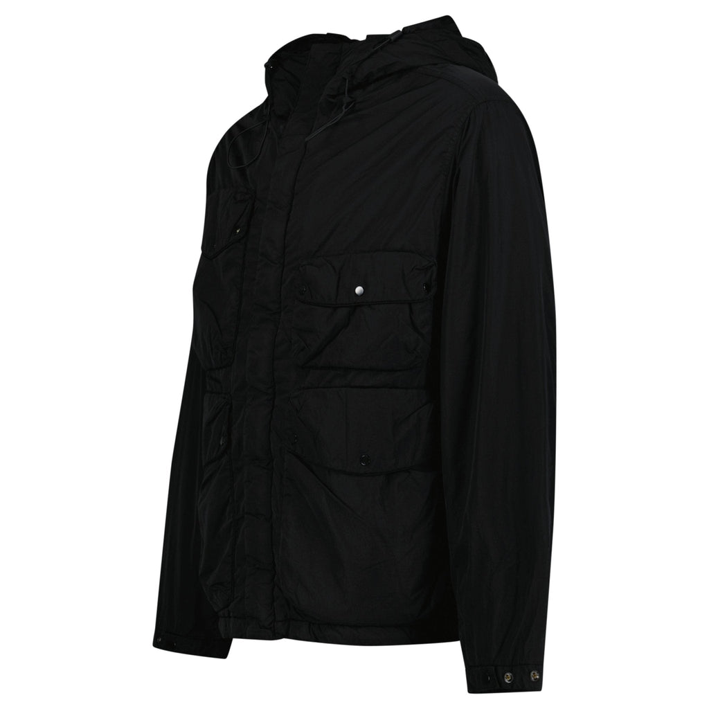 CP Company Chrome-R Padded Goggle Jacket in Black