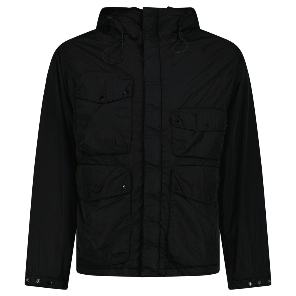 CP Company Chrome-R Padded Goggle Jacket in Black