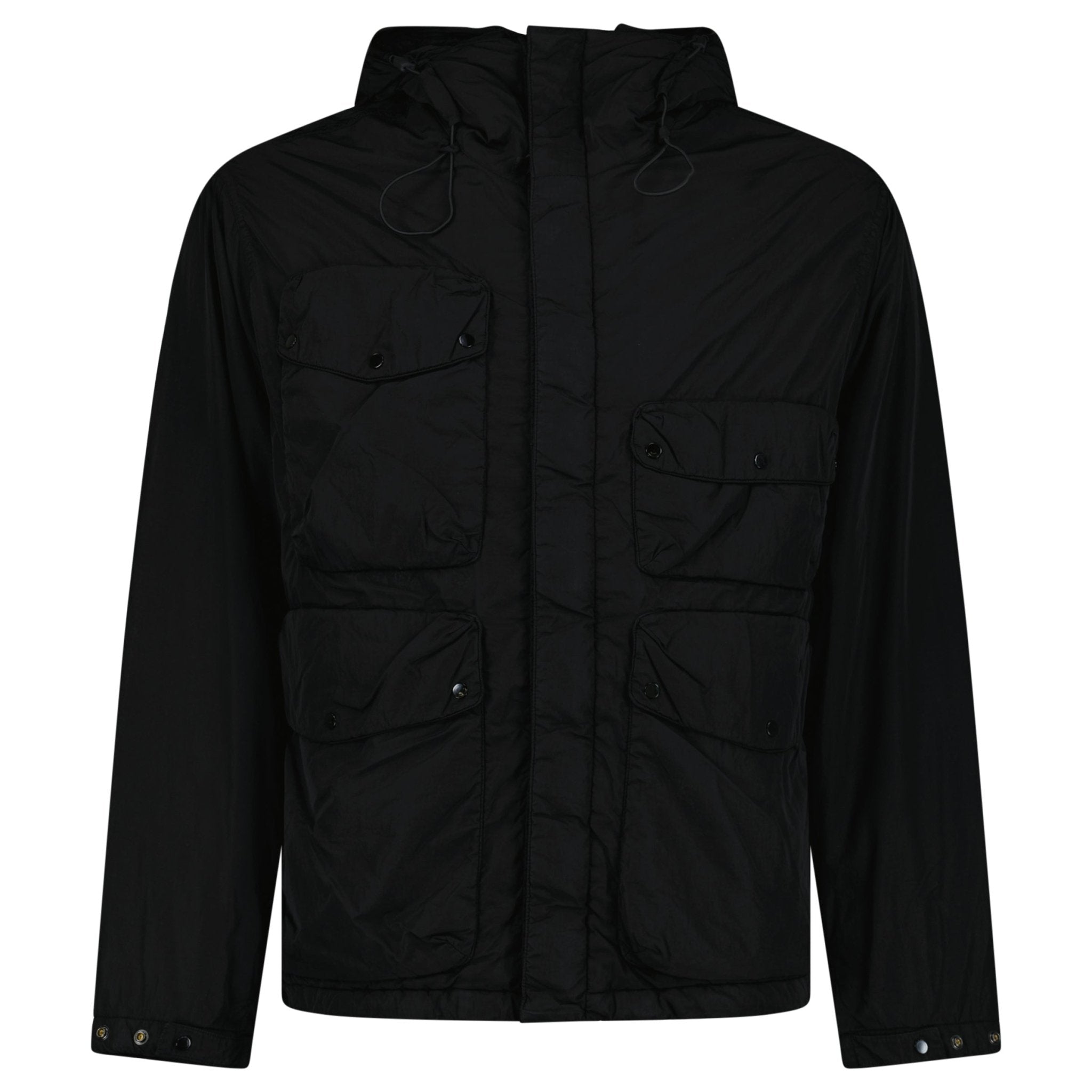 CP Company Chrome-R Padded Goggle Jacket in Black