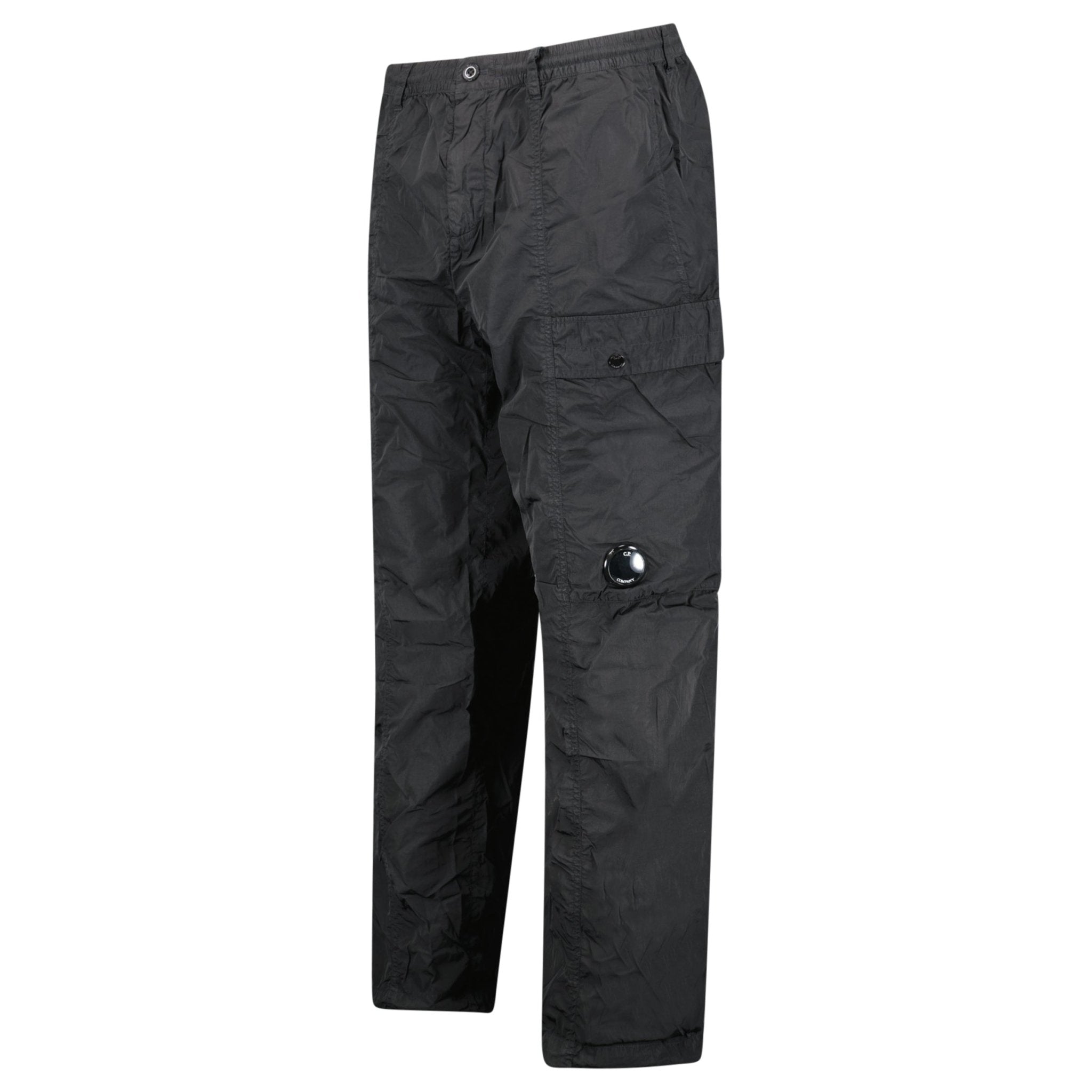 CP Company Chrome-R Regular Cargo Lens Pants in Black