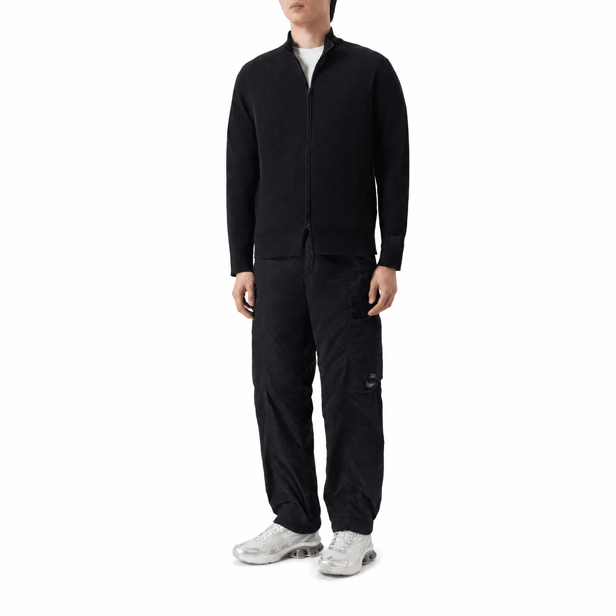 CP Company Chrome-R Regular Cargo Lens Pants in Black