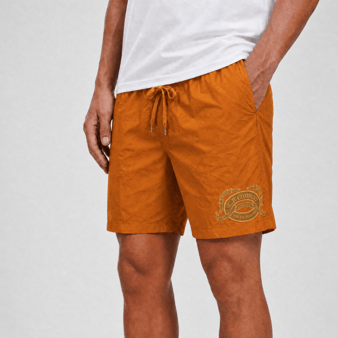 CP Company Chrome-R Swim Shorts Desert Sun