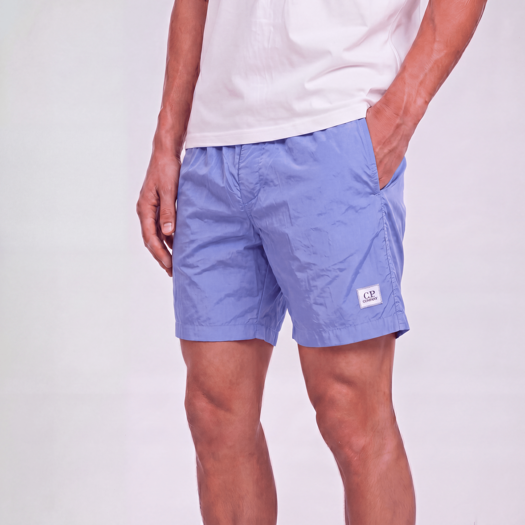 CP Company Chrome-R Swim Shorts in Lavender Violet