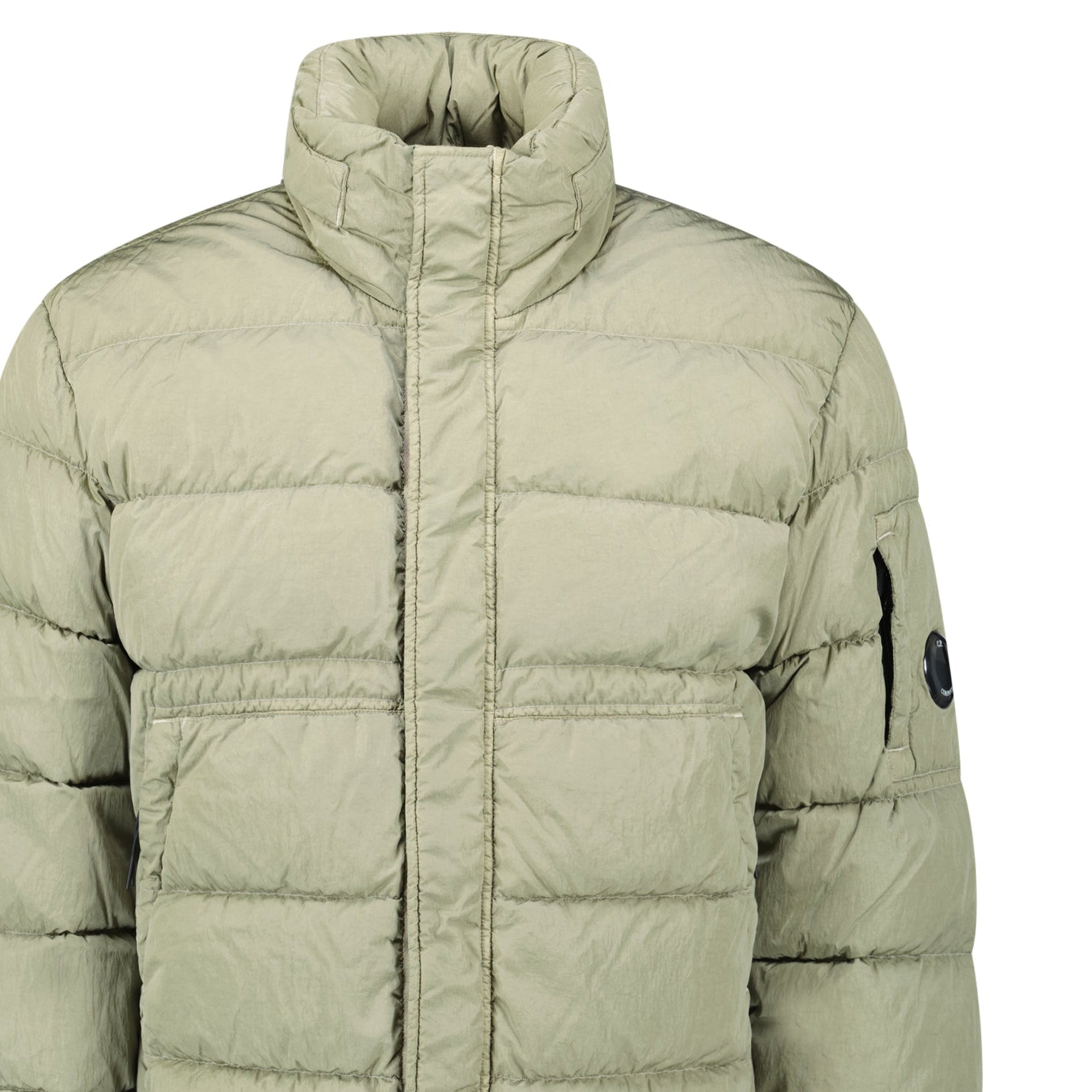 CP Company Chrome-R Down Jacket in Gunmetal Grey