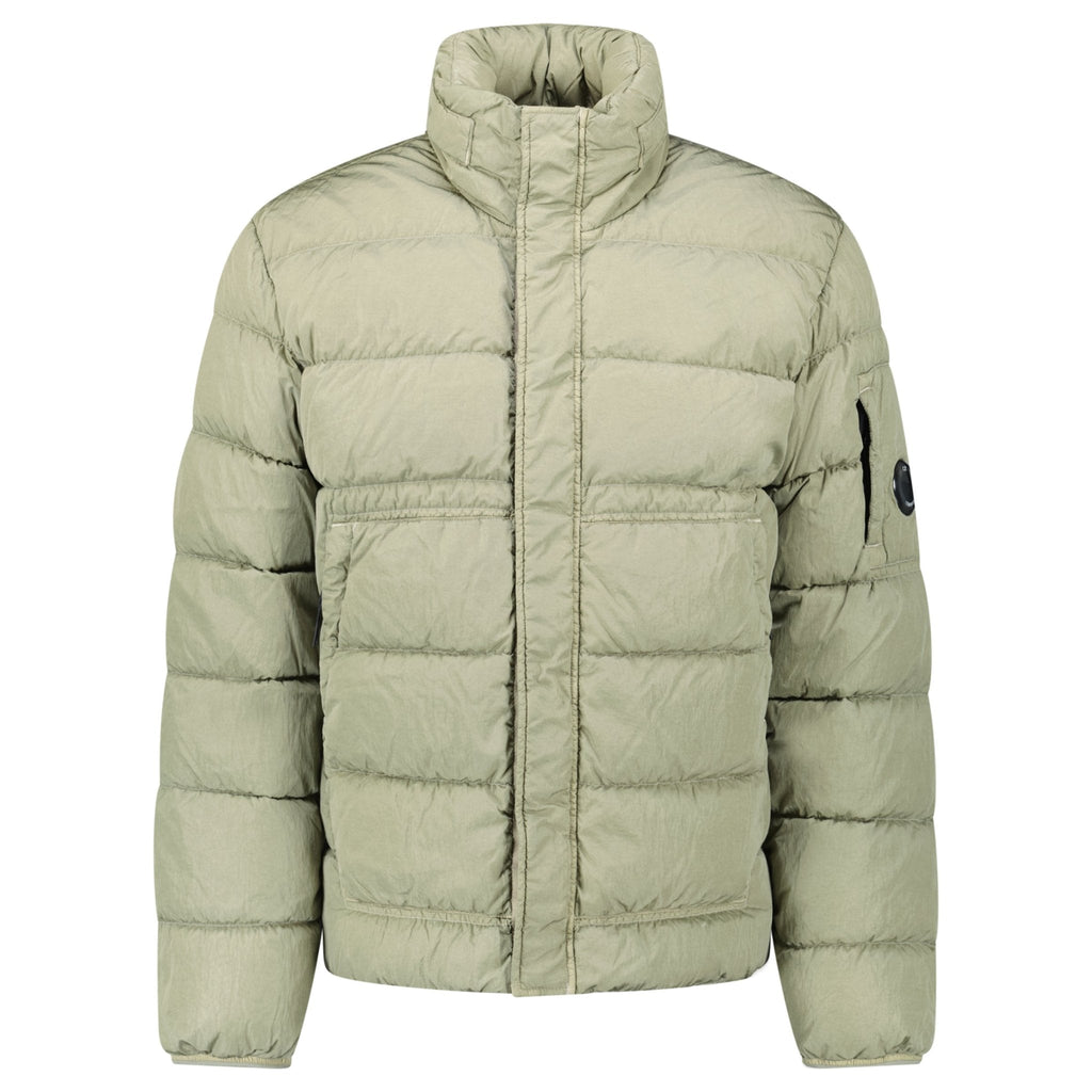 CP Company Chrome-R Down Jacket in Gunmetal Grey