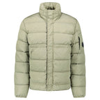 CP Company Chrome-R Down Jacket in Gunmetal Grey