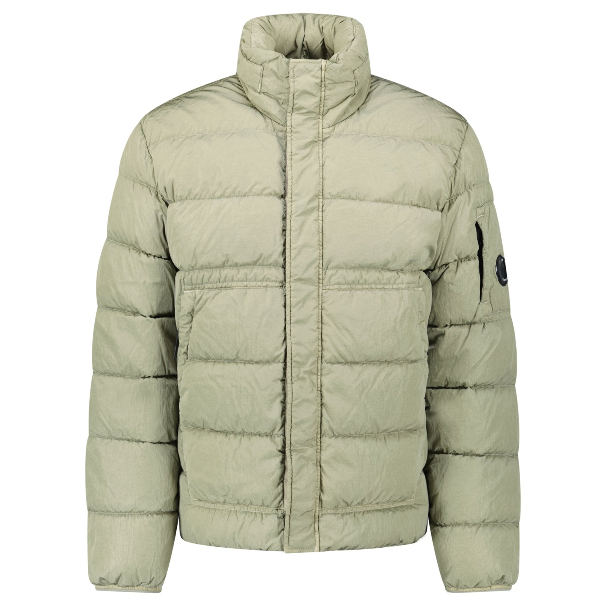 CP Company Chrome-R Down Jacket in Gunmetal Grey