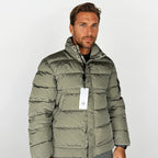 CP Company Chrome-R Down Jacket in Gunmetal Grey
