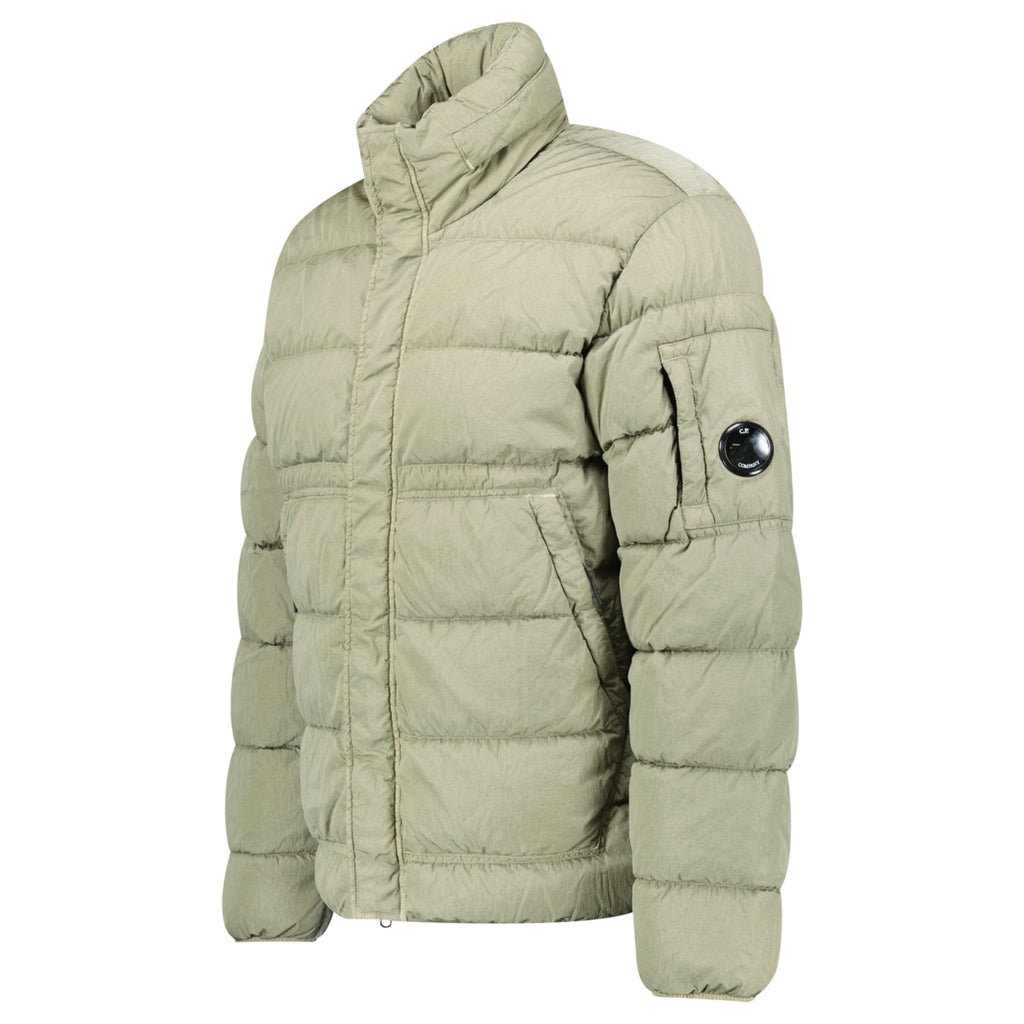 CP Company Chrome-R Down Jacket in Gunmetal Grey