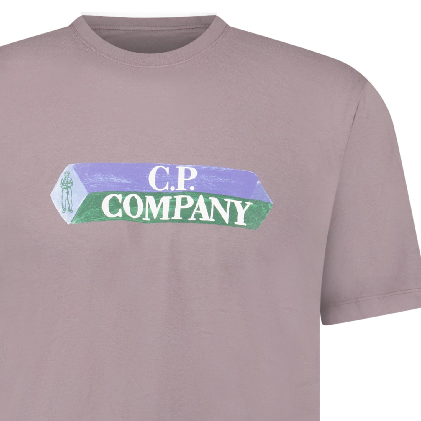 CP Company Cotton-Jersey T-Shirt in Purple Dove