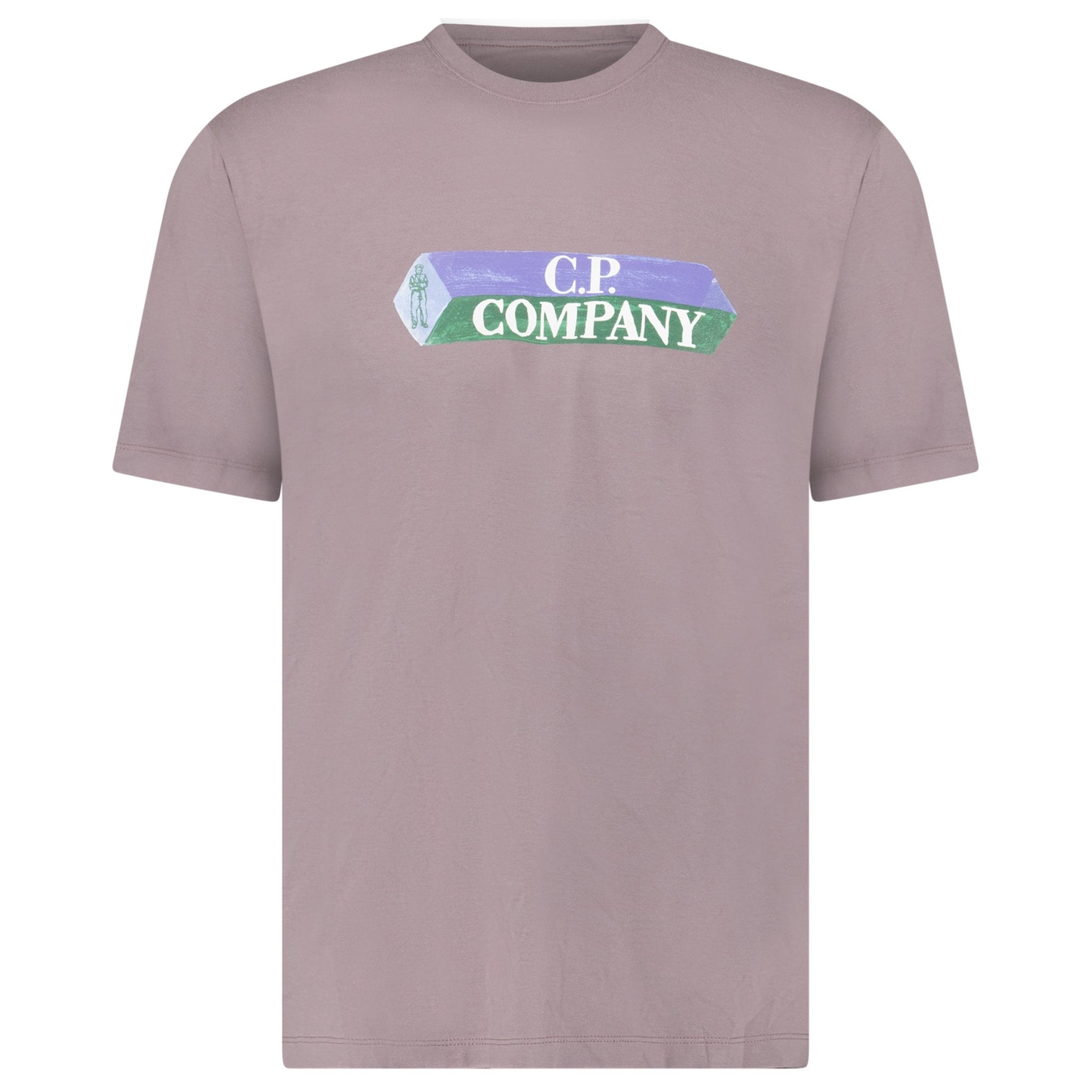 CP Company Cotton-Jersey T-Shirt in Purple Dove
