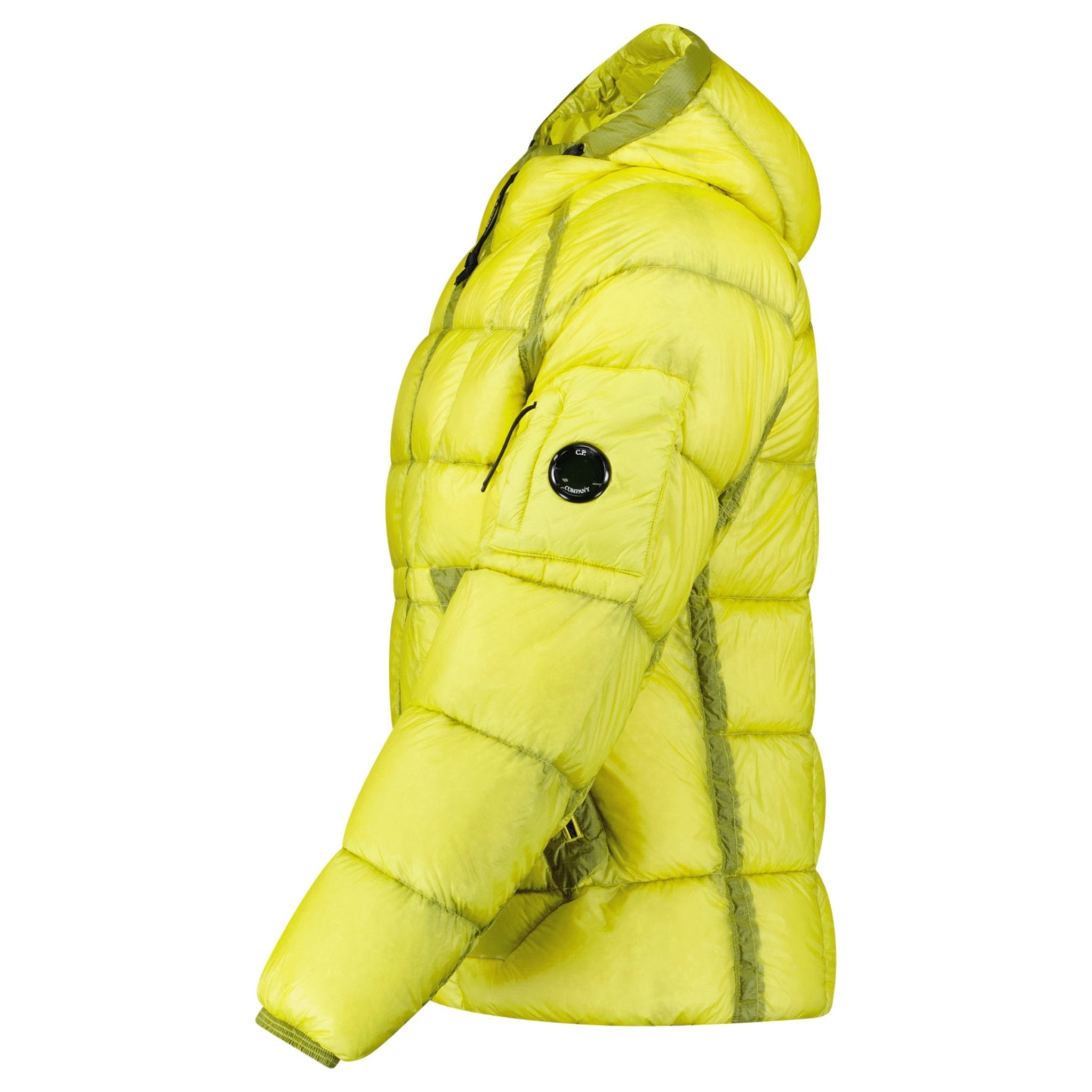 CP Company D.D. Shell Hooded Down Puffer Jacket Green Sheen