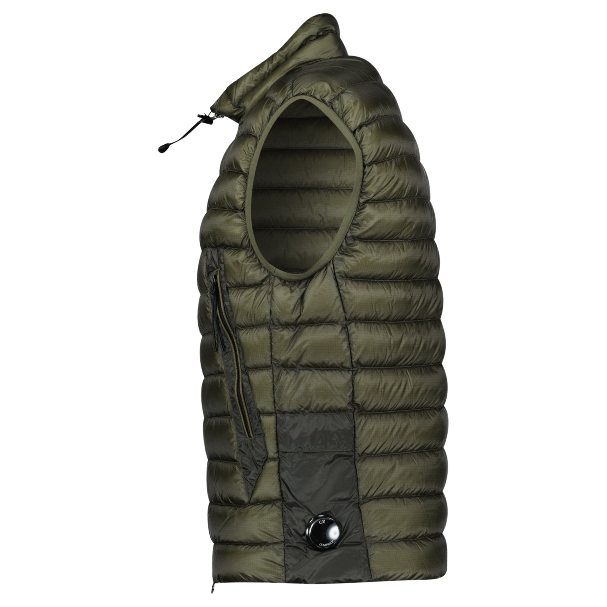 CP Company D.D. Shell Lightweight Lens Gilet Dark Green