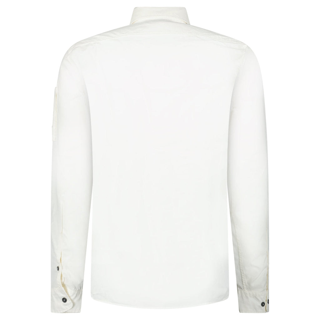CP Company Lens Safari Shirt Gauze White