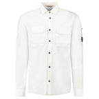 CP Company Lens Safari Shirt Gauze White