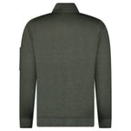 CP Company Merino Half-Zip Knitwear in Dark Shadow
