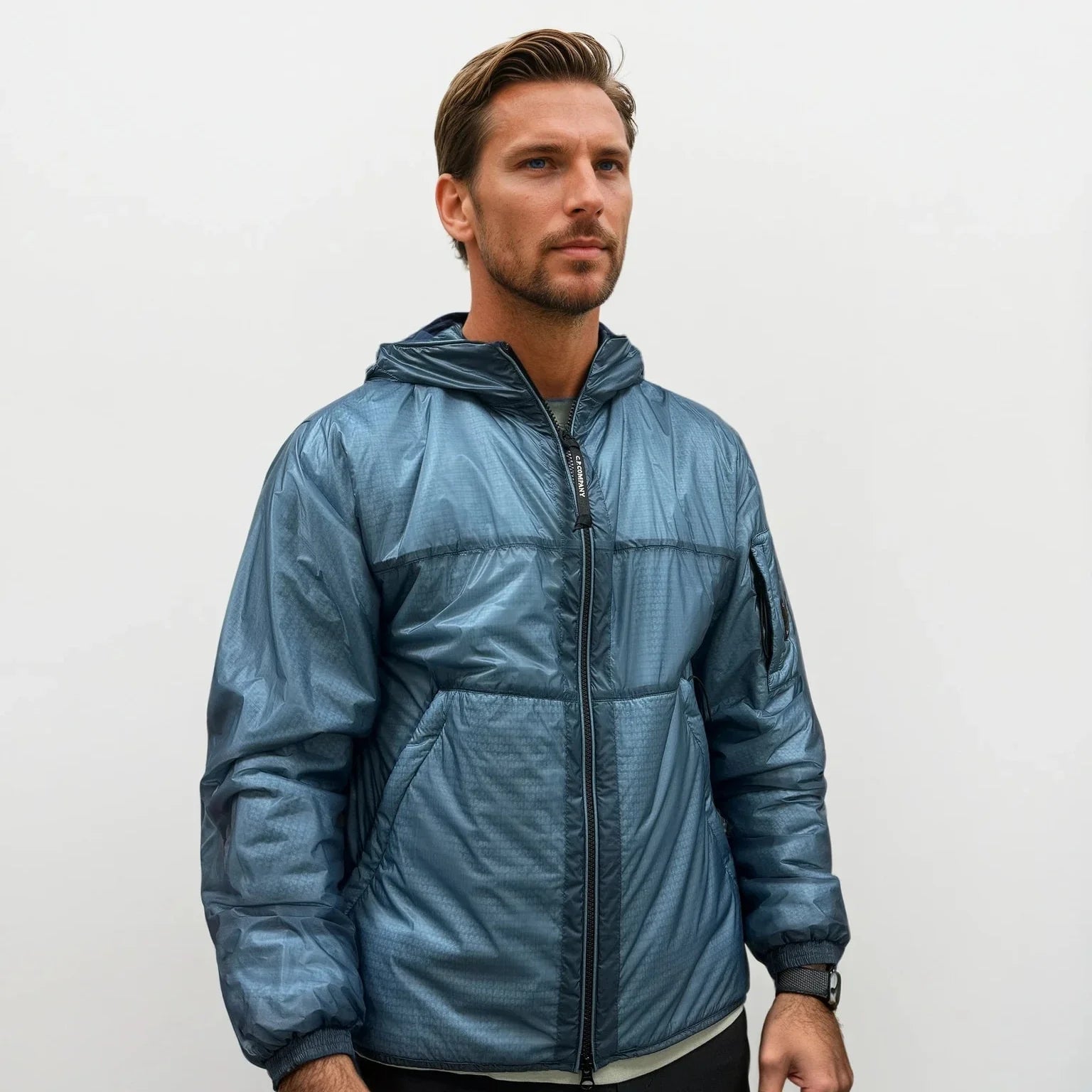 CP Company Nada Shell Jacket in Aegean Blue