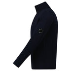 CP Company Re-Wool Half Lens Zip Sweater Navy