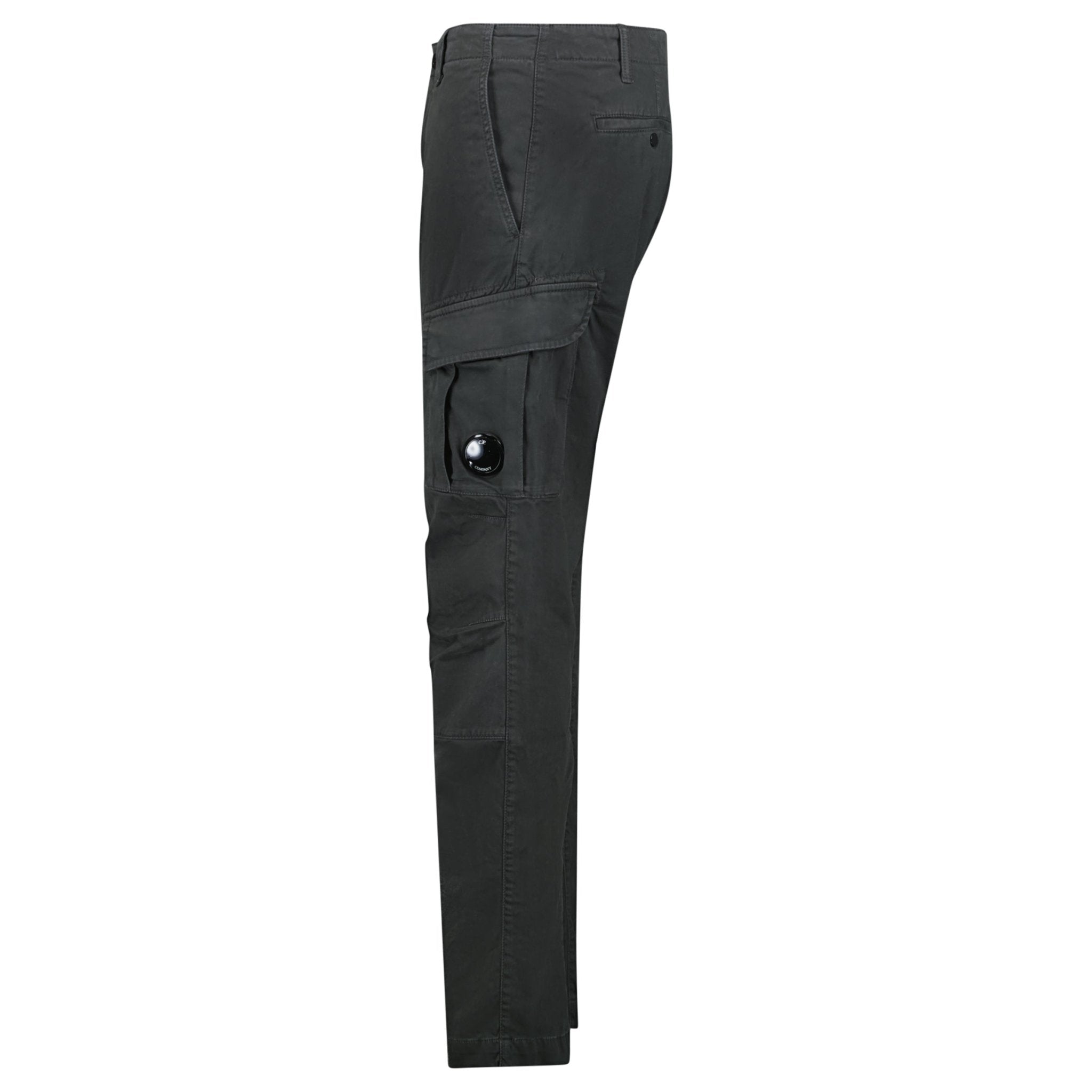 CP Company Stretch Sateen Cargo Lens Pants Grey