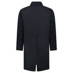 CP Company Twill Fishtail Padded Coat in Navy