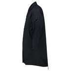 CP Company Twill Fishtail Padded Coat in Navy