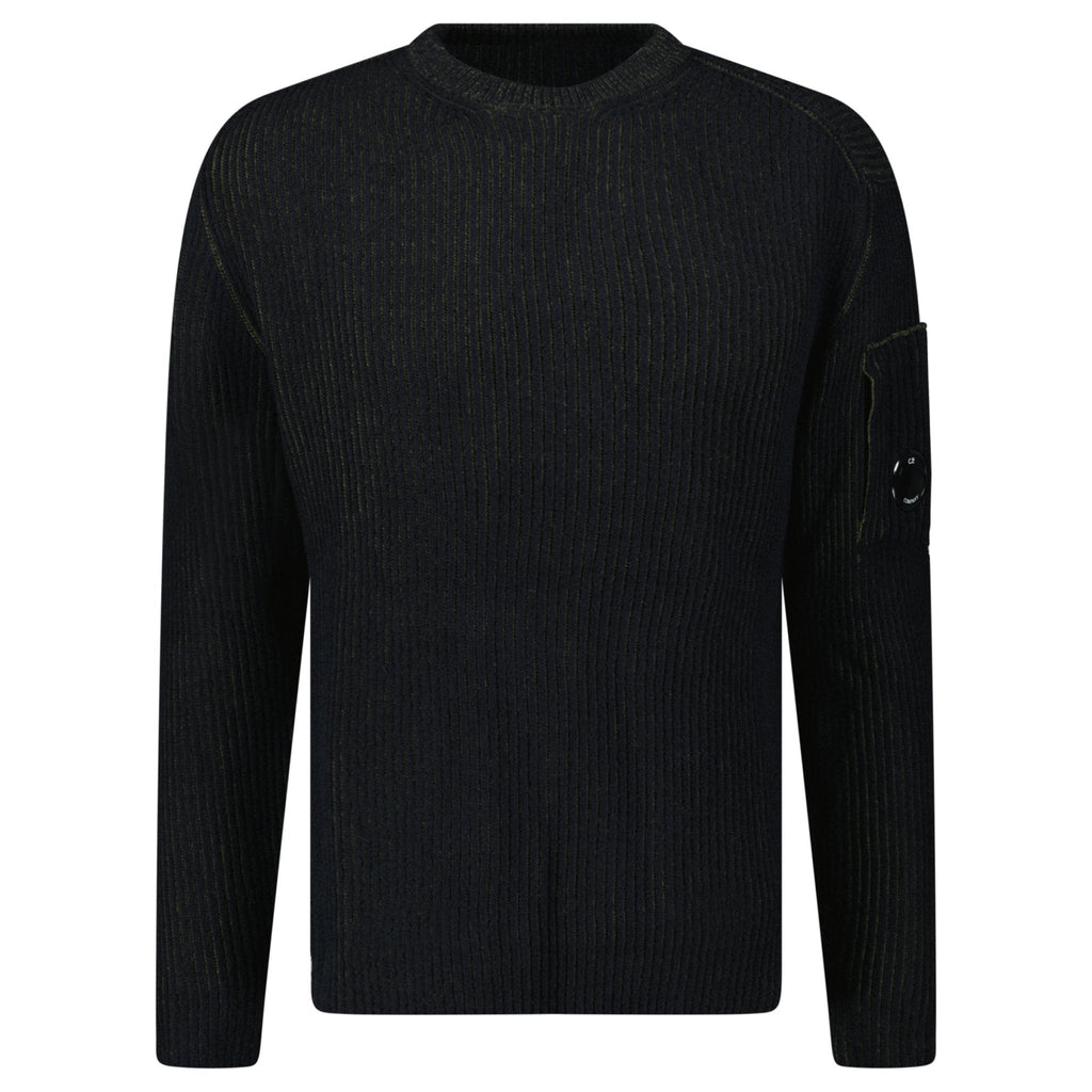 CP Company Vanisé Crewneck Sweater Navy/Green
