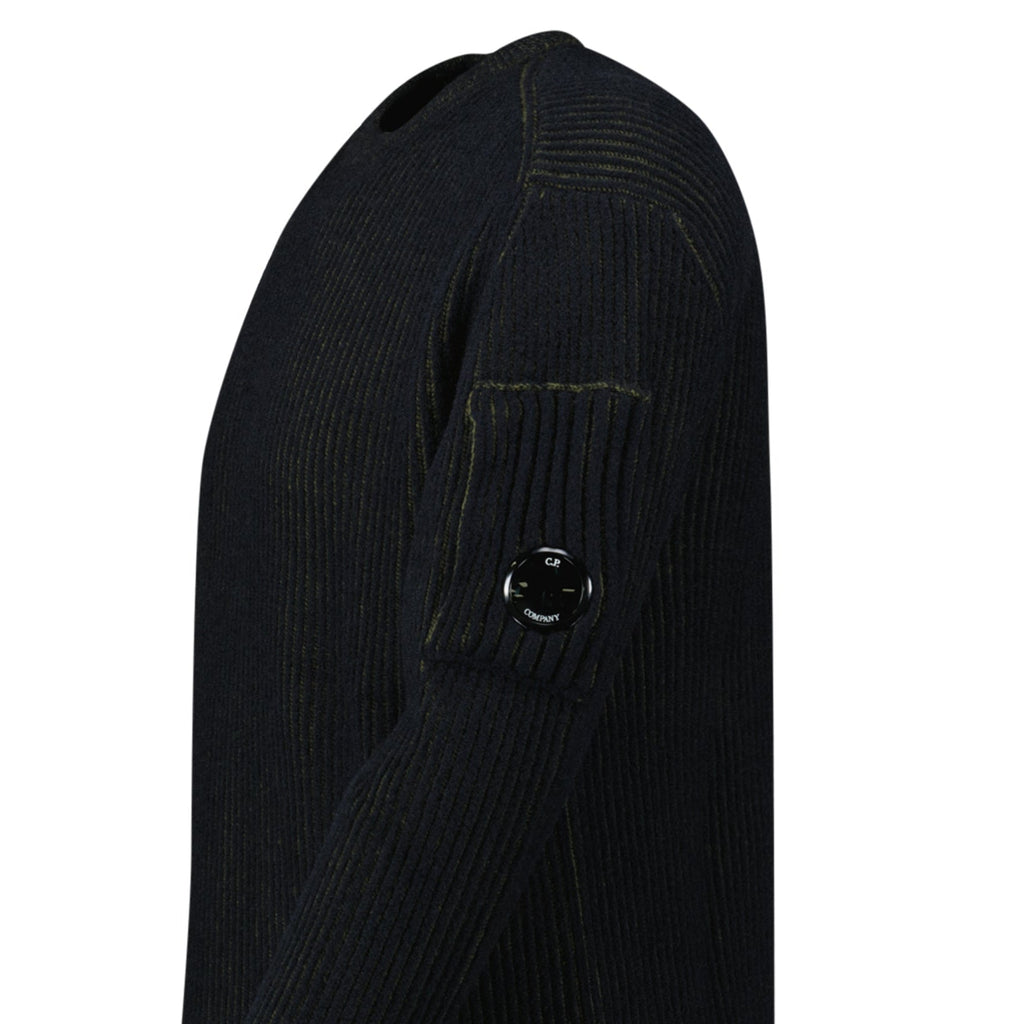 CP Company Vanisé Crewneck Sweater Navy/Green