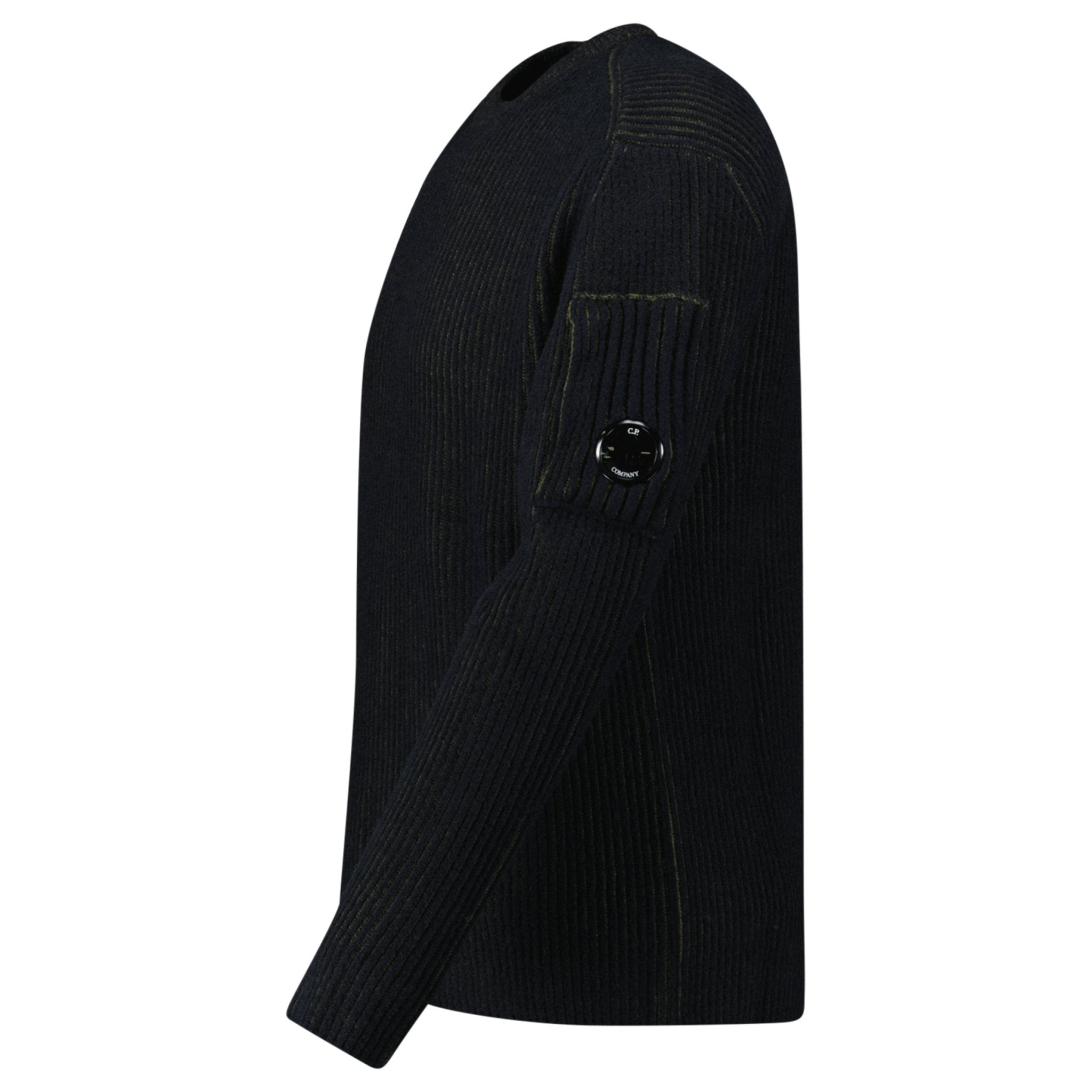 CP Company Vanisé Crewneck Sweater Navy/Green