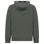CP Company Diagonal Raised Fleece Hooded Lens Sweatshirt in Gunmetal Grey