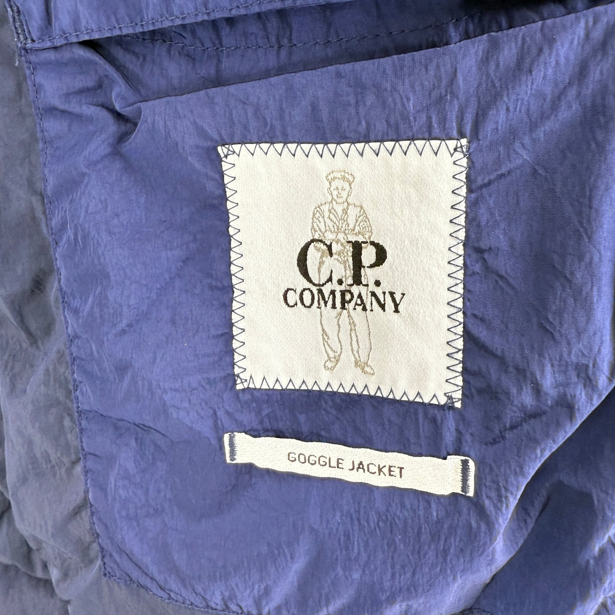 CP Company Eco-Chrome R Goggle Jacket Estate Blue