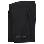 CP Company Eco-Chrome R Logo Embroidery Swim Shorts in Black