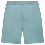 CP Company Eco-Chrome R Logo Embroidery Swim Shorts in Silver Blue