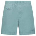 CP Company Eco-Chrome R Logo Embroidery Swim Shorts in Silver Blue