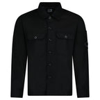 CP Company Felt Lens Overshirt in Black