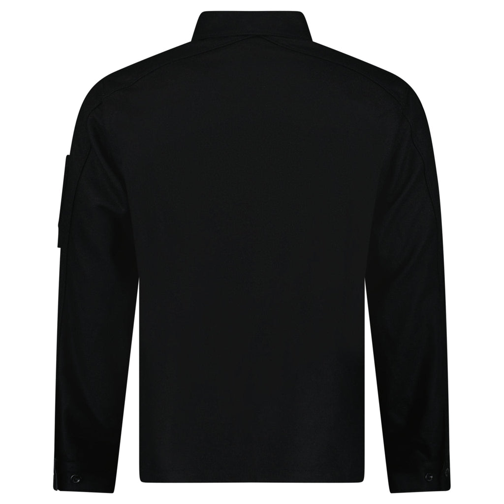CP Company Felt Lens Overshirt in Black